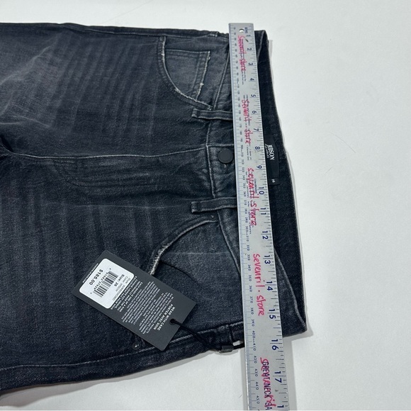 Hudson Made in USA Women Sloane Bermuda Shorts Distressed - Picture 7 of 9